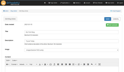 Blog Admin