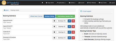 Booking Calendars