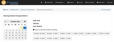 Booking Via Admin