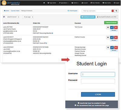 Manage Enrolments