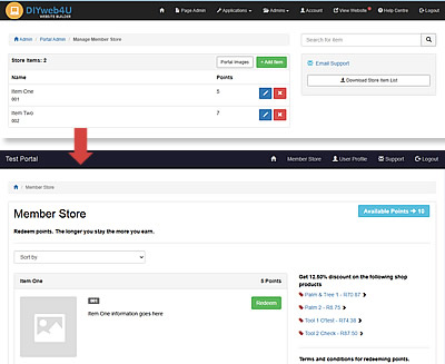 Manage Member Store