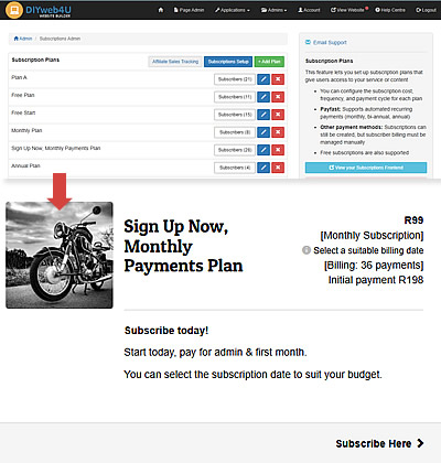 Subscribers Admin Features